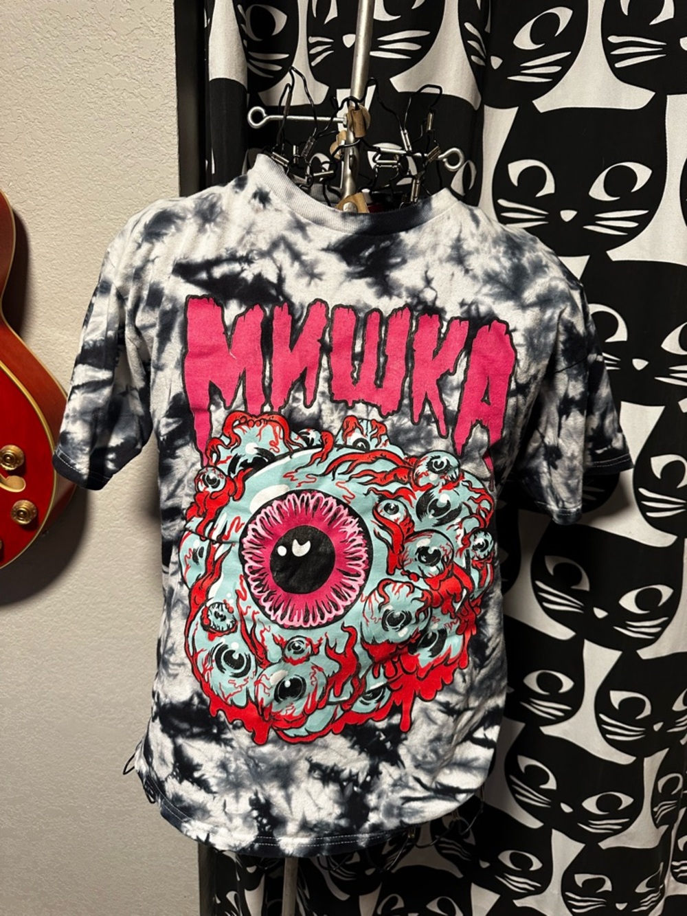 Mishka tie dye eyeball tee